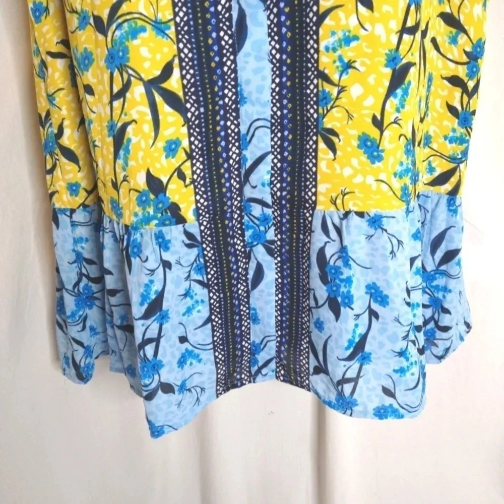 Elaine Rose Bright Boho Dress EUC ❤️ - Picture 6 of 12